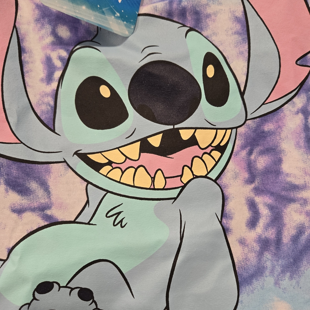 NWT Disney Stitch Tie-Dye Crop Top - Picture 3 of 6